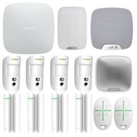 ajax-wireless-alarm-kit-mit-hub2-plus-4g-2-sim-wlan-steuergeraet-pir-weiss